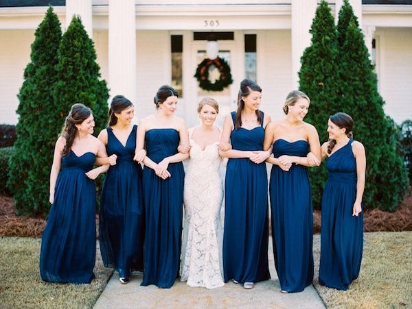 9 Navy Bridesmaid Dresses (southern weddings)